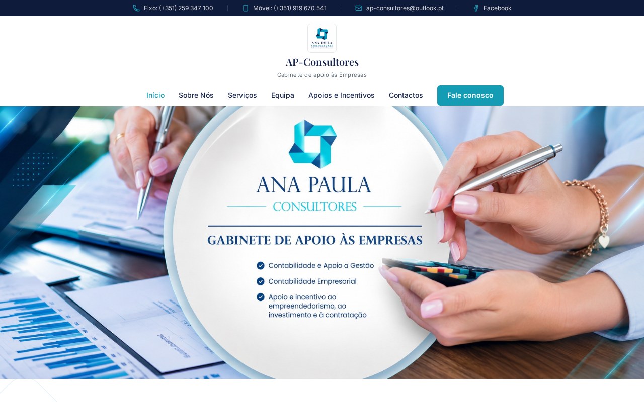 Capa do projeto AP-Consultores